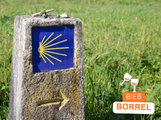 BiebBorrel: pelgrimsroute naar Santiago de Compostella